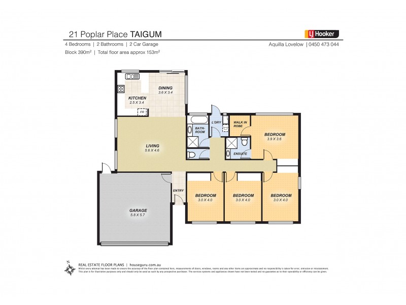 21 Poplar Place, Taigum QLD 4018 Floorplan