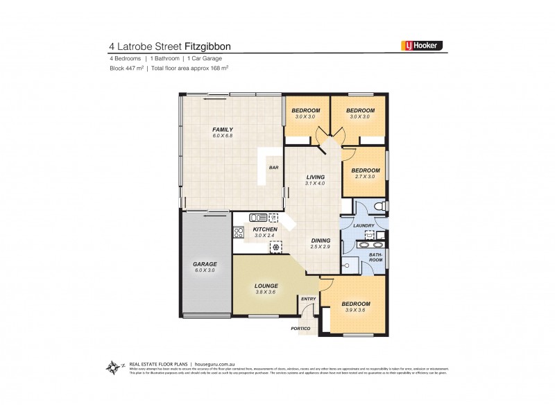 4 Latrobe Street, Fitzgibbon QLD 4018 Floorplan