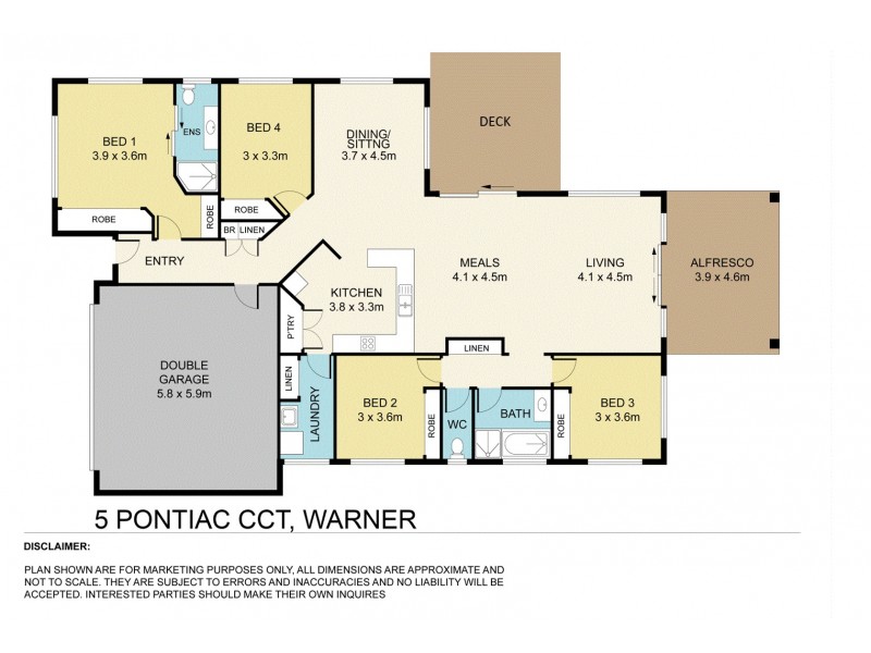5 Pontiac Circuit, Warner QLD 4500 Floorplan