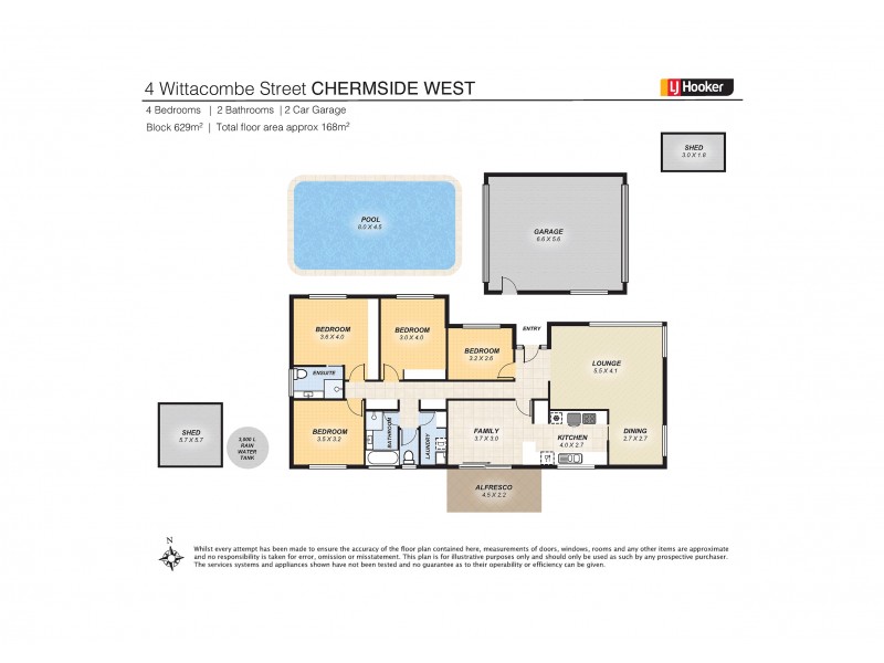 4 Wittacombe Street, Chermside West QLD 4032 Floorplan