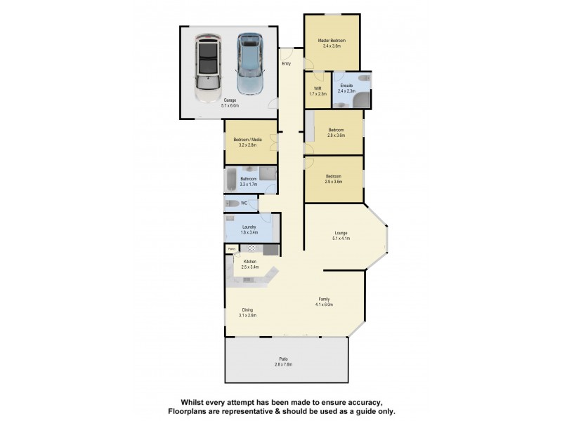 7 Picabeen Court, North Lakes QLD 4509 Floorplan