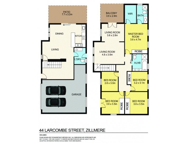 44 Larcombe Street, Zillmere QLD 4034 Floorplan