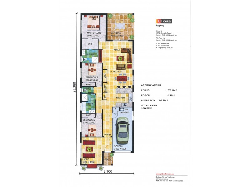 19 Merimbula Crescent, Fitzgibbon QLD 4018 Floorplan