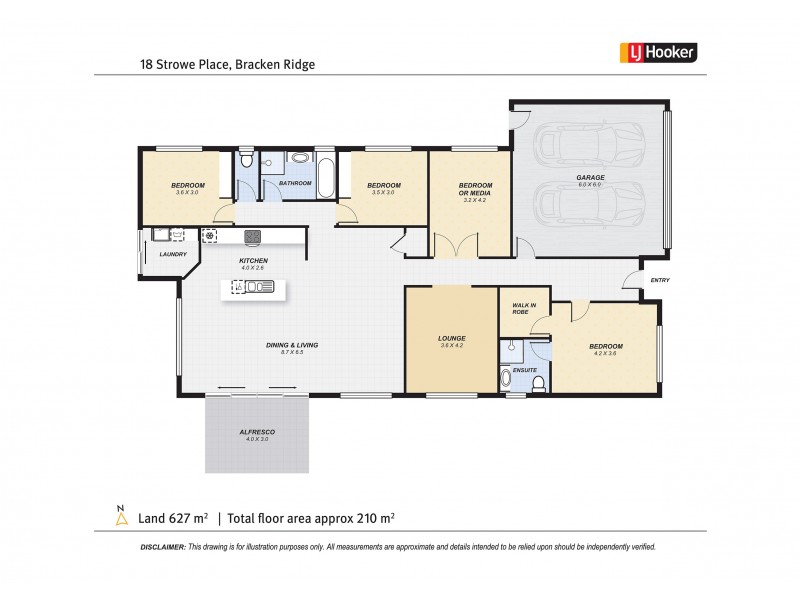 18 Strowe Place, Bracken Ridge QLD 4017 Floorplan