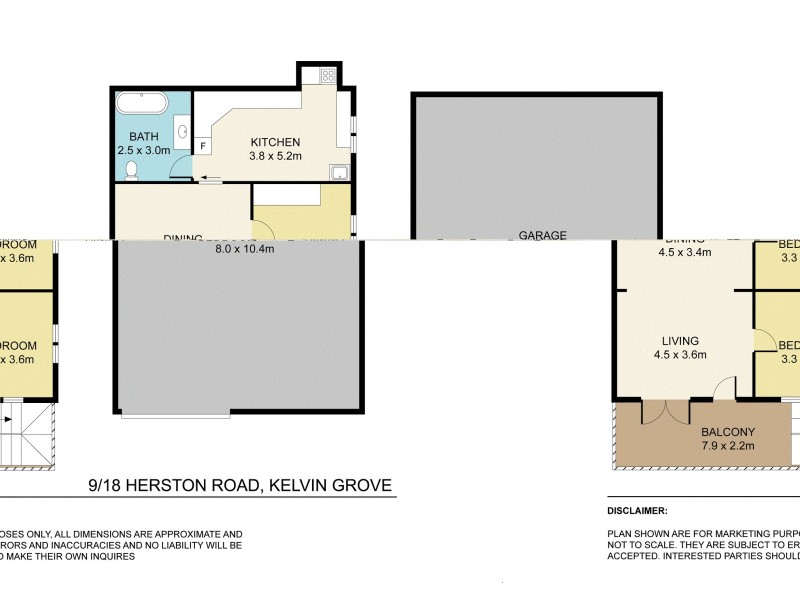 9/18 Herston Road, Kelvin Grove QLD 4059 Floorplan