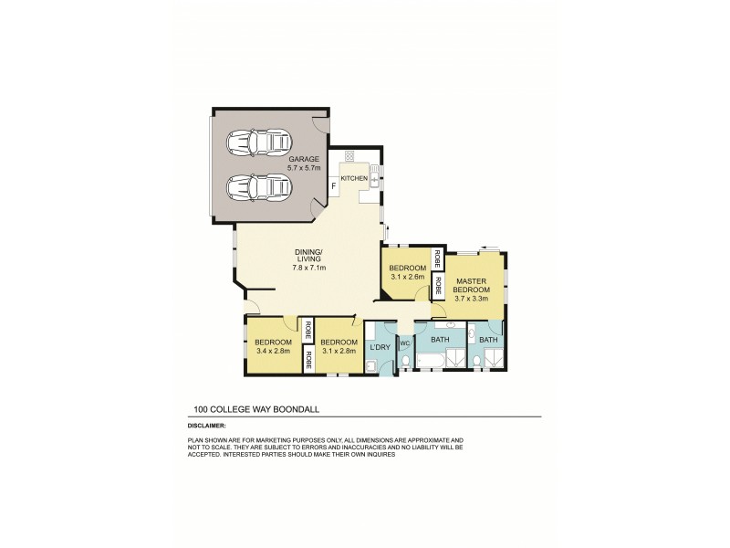 100 College Way, Boondall QLD 4034 Floorplan