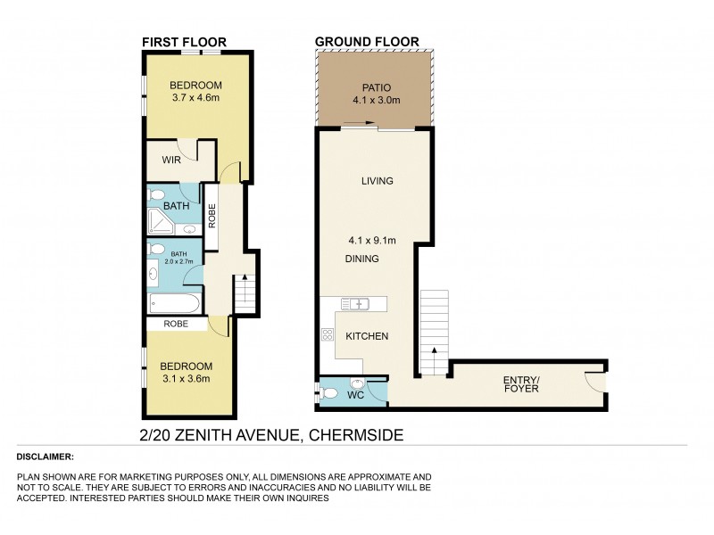 2/20 Zenith Avenue, Chermside QLD 4032 Floorplan
