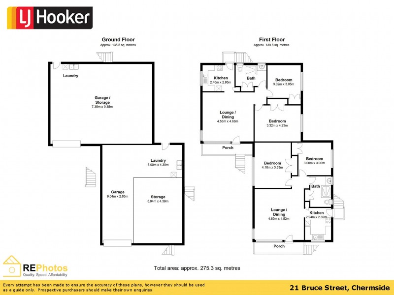 No.21 Bruce Street, Chermside QLD 4032 Floorplan