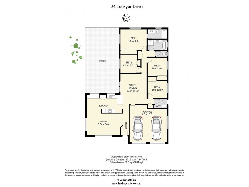 24 Lockyer Drive, Bray Park QLD 4500 Floorplan