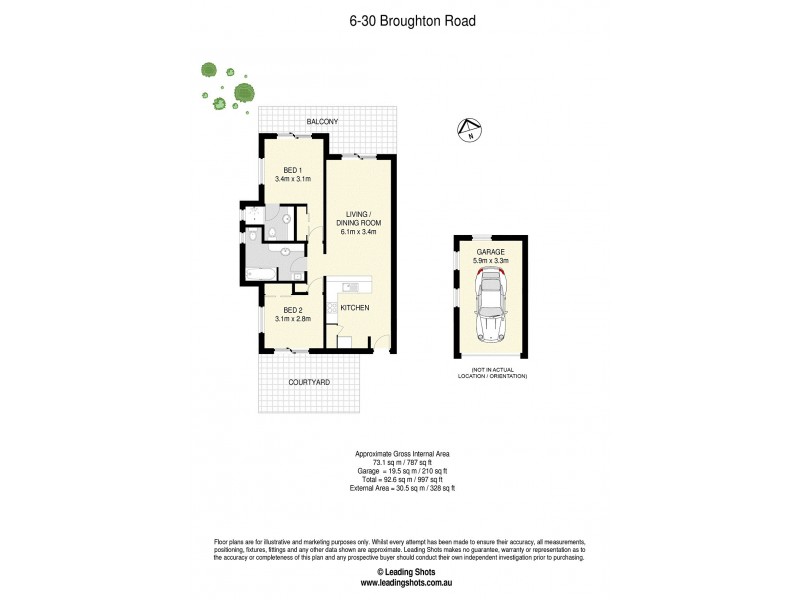 6/30 Broughton Road, Kedron QLD 4031 Floorplan