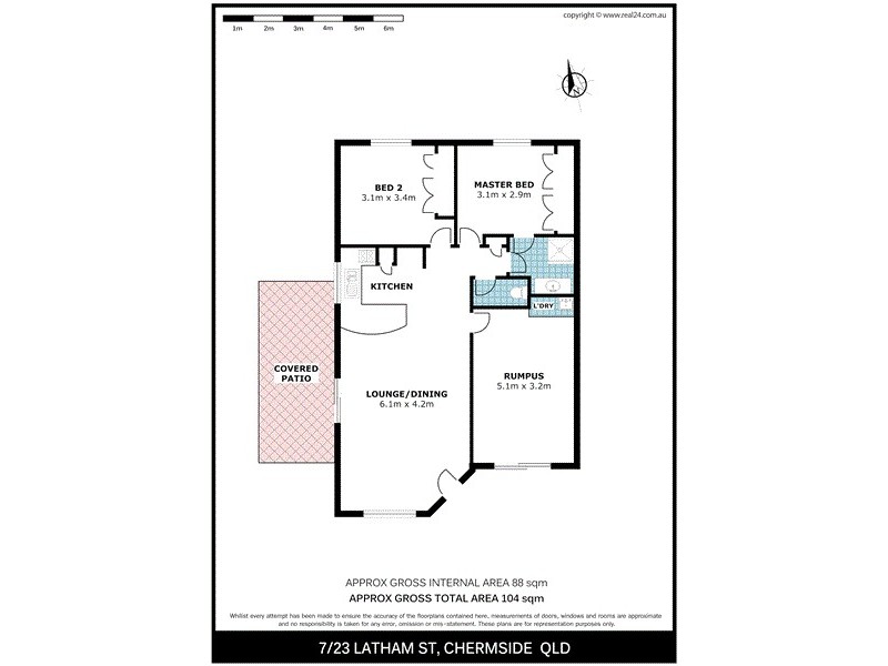 7/23 Latham Street, Chermside QLD 4032 Floorplan