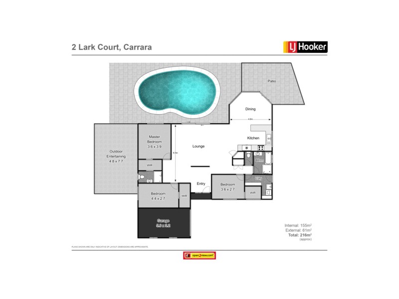 2 Lark Court, Carrara QLD 4211 Floorplan