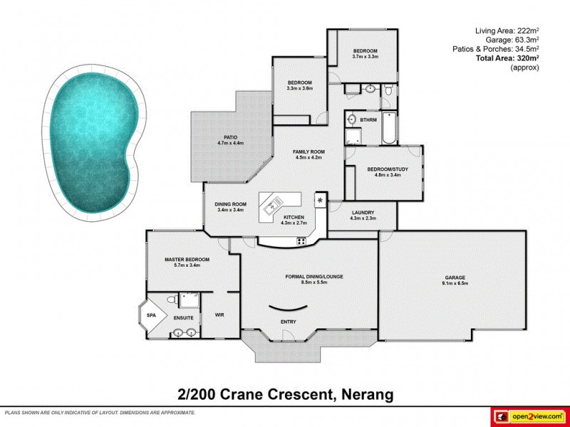 200 Crane Crescent, Nerang QLD 4211 Floorplan