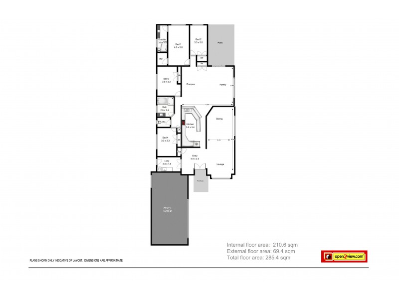 50 Hillary Circuit, Pacific Pines QLD 4211 Floorplan