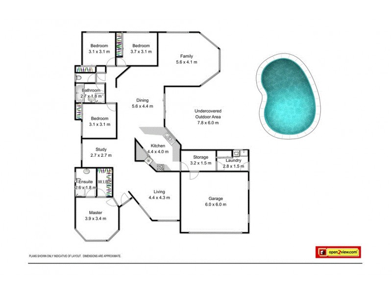 6 Lark Court, Carrara QLD 4211 Floorplan