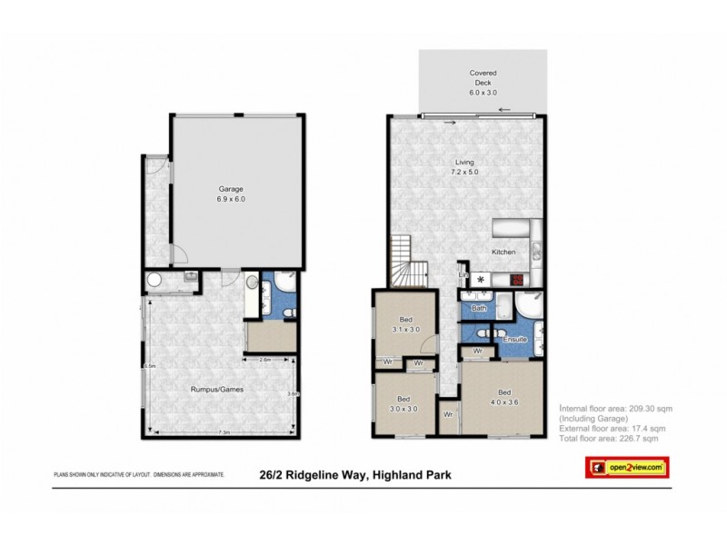 26/2 Ridgeline Way, Highland Park QLD 4211 Floorplan