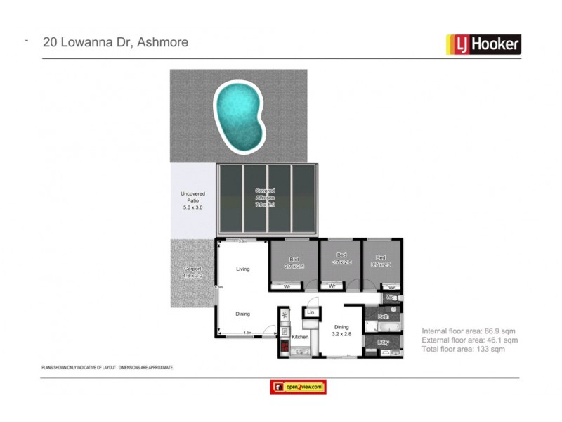 20 Lowanna Drive, Ashmore QLD 4214 Floorplan