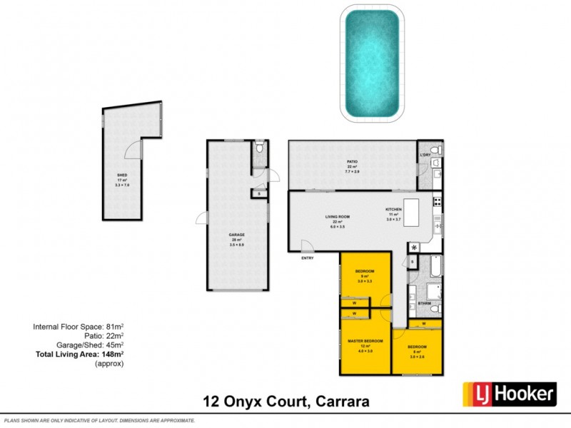 12 Onyx Court, Carrara QLD 4211 Floorplan