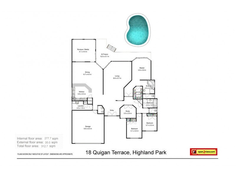 18 Quigan Terrace, Highland Park QLD 4211 Floorplan