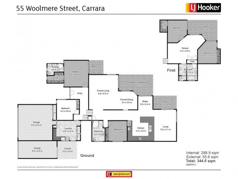 55 Woolmere Street, Carrara QLD 4211 Floorplan