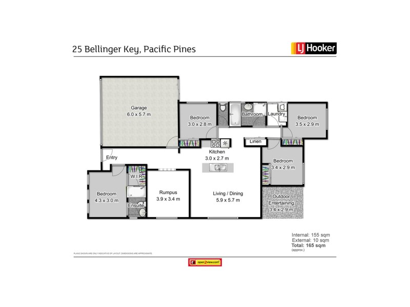 25 Bellinger Key, Pacific Pines QLD 4211 Floorplan