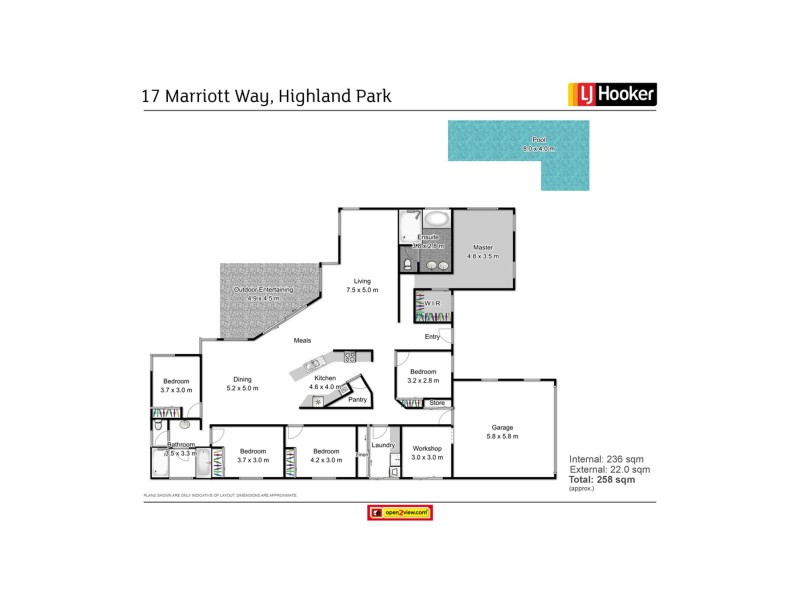 17 Marriott Way, Highland Park QLD 4211 Floorplan