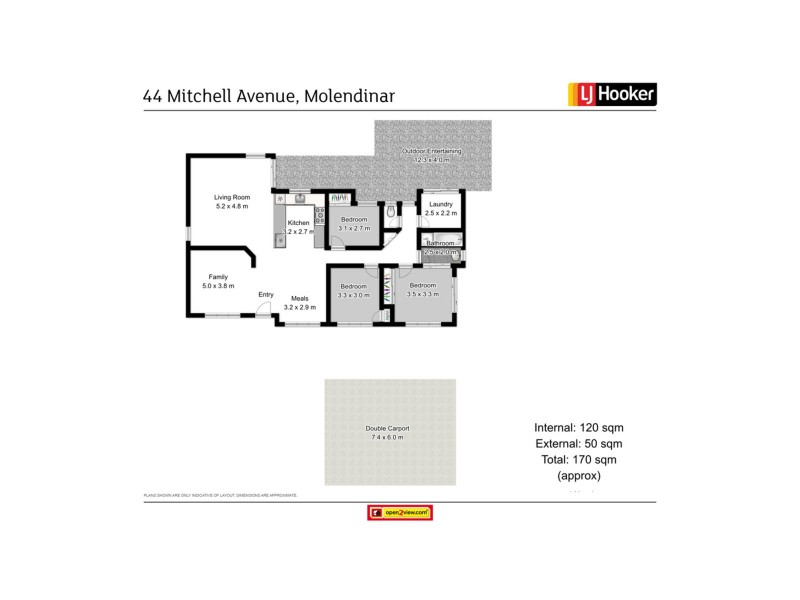 44 Mitchell Avenue, Molendinar QLD 4214 Floorplan