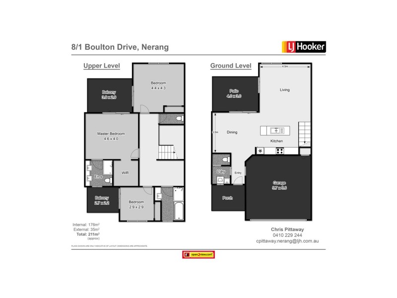 8/1 Boulton Drive, Nerang QLD 4211 Floorplan