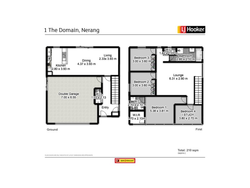 1/1 The Domain, Nerang QLD 4211 Floorplan