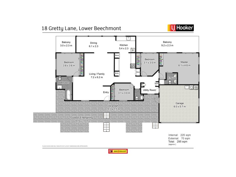 18 Gretty Lane, Lower Beechmont QLD 4211 Floorplan
