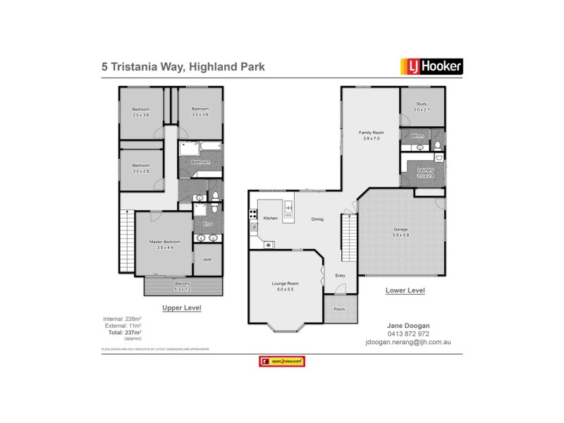 5 Tristania Way, Highland Park QLD 4211 Floorplan