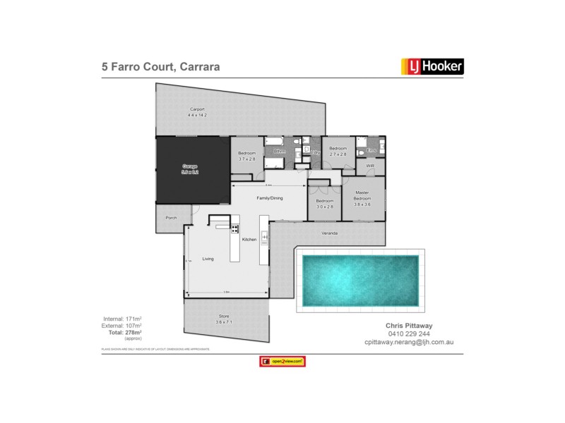 5 Farro Court, Carrara QLD 4211 Floorplan
