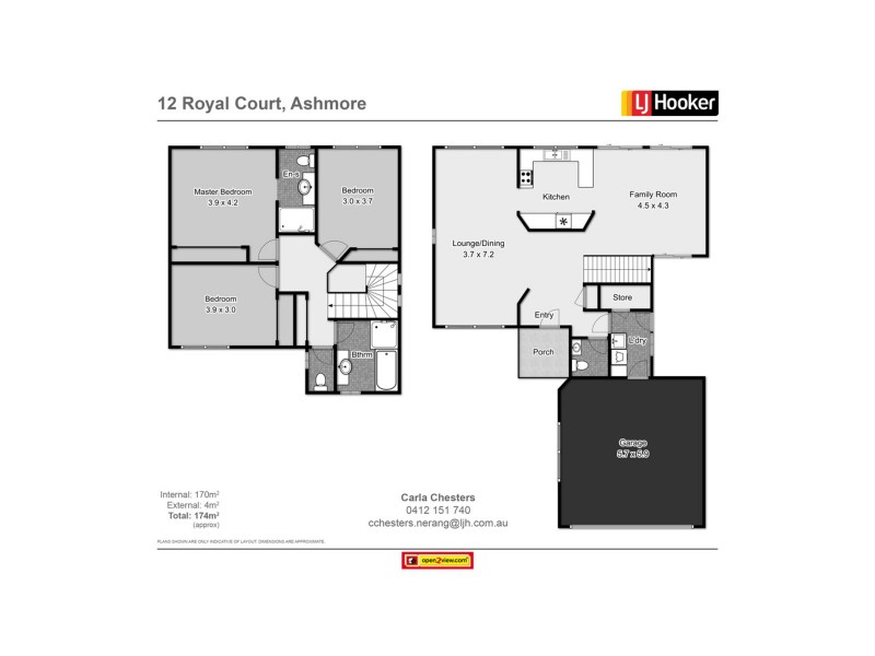 12 Royal Court, Ashmore QLD 4214 Floorplan