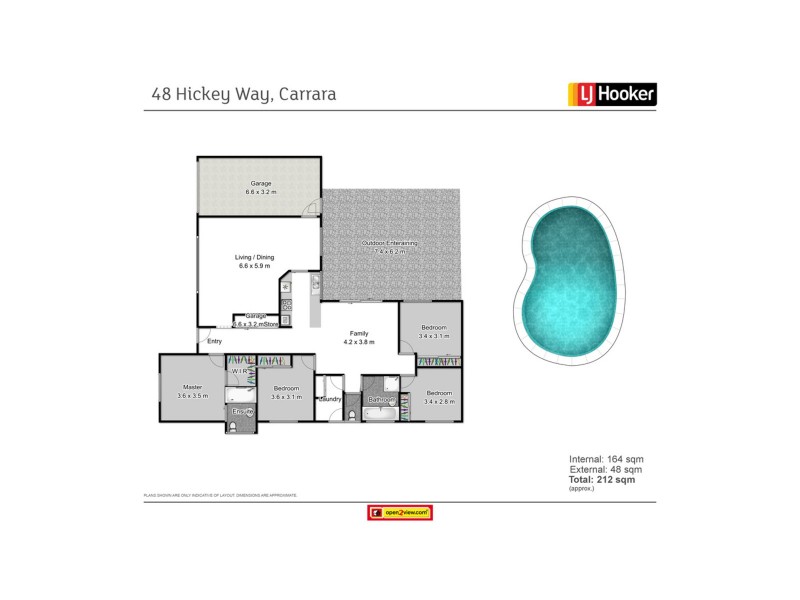 48 Hickey Way, Carrara QLD 4211 Floorplan