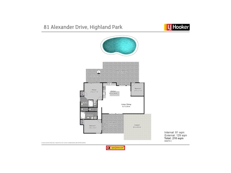 81 Alexander Drive, Highland Park QLD 4211 Floorplan