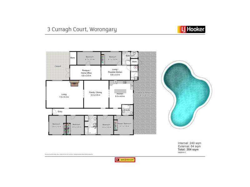 3 Curragh Court, Worongary QLD 4213 Floorplan