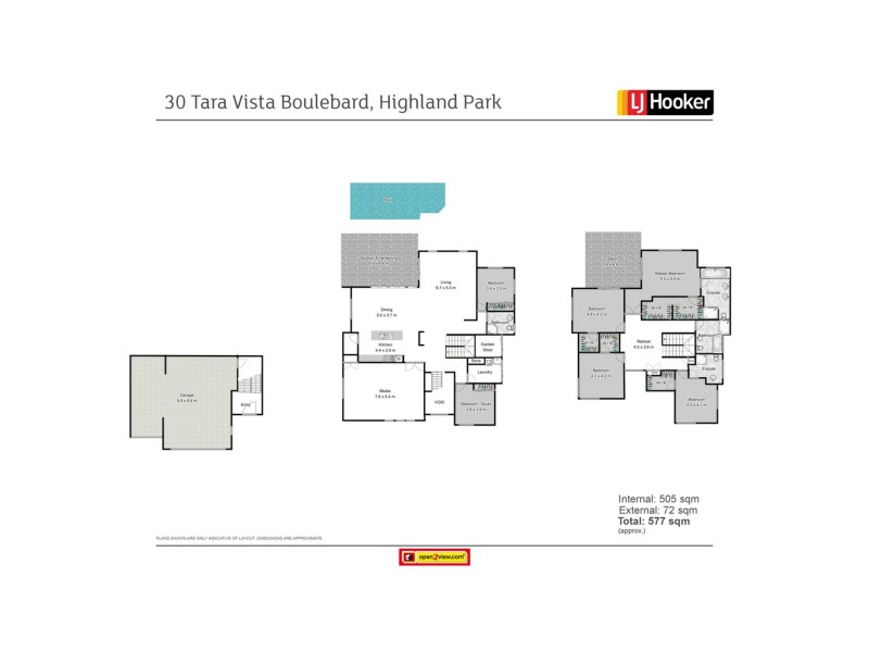 30 Tara Vista Boulevard, Highland Park QLD 4211 Floorplan