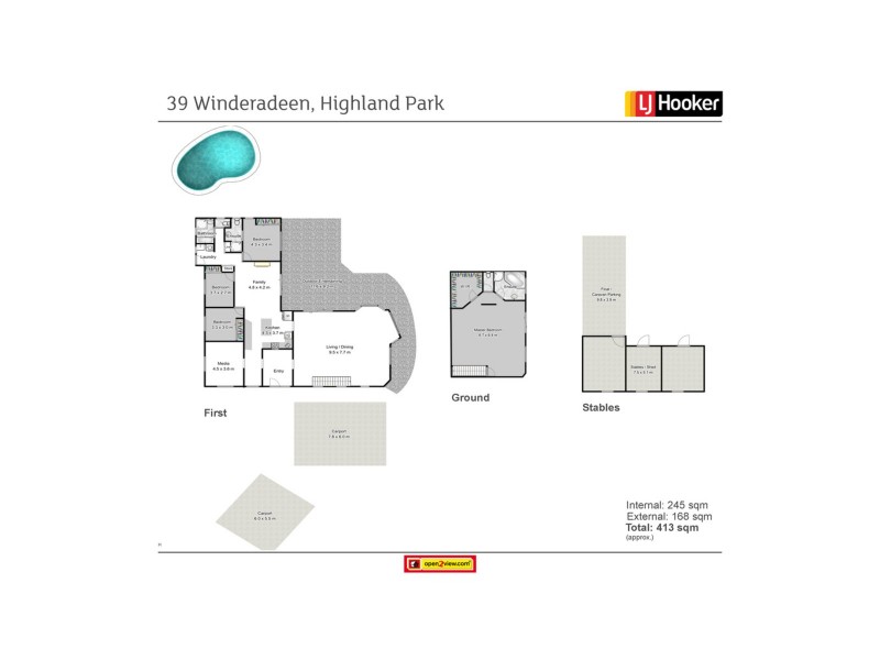 39 Winderadeen Drive, Highland Park QLD 4211 Floorplan