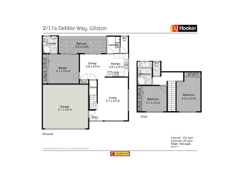2/17B Debbie Way, Nerang QLD 4211 Floorplan