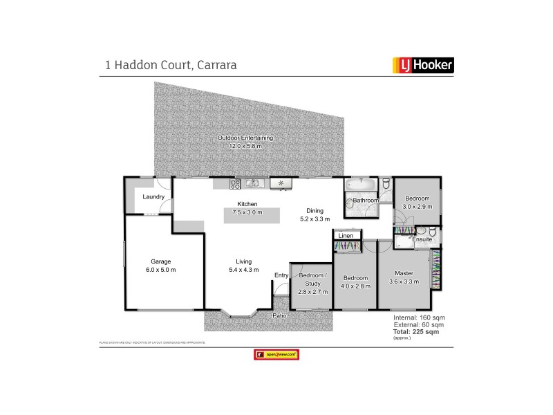 1 Haddon Court, Carrara QLD 4211 Floorplan