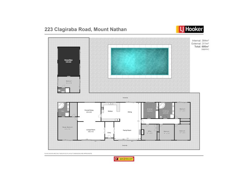 14 Thendara Drive, Mount Nathan QLD 4211 Floorplan