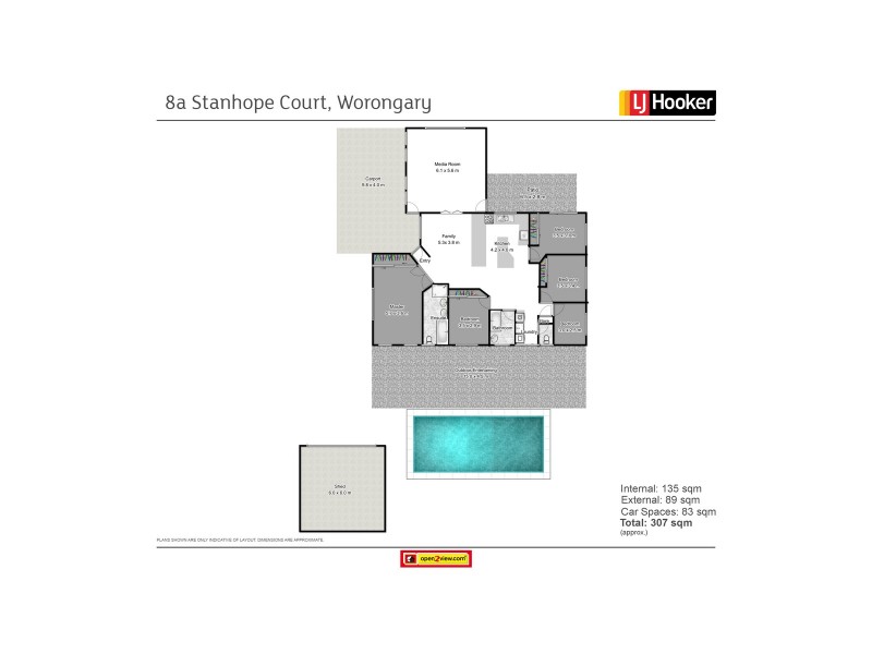8a Stanhope Court, Worongary QLD 4213 Floorplan