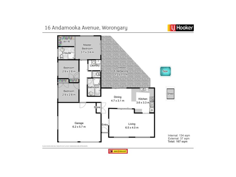 16 Andamooka Avenue, Worongary QLD 4213 Floorplan