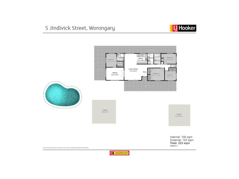 5 Jindivick Street, Worongary QLD 4213 Floorplan
