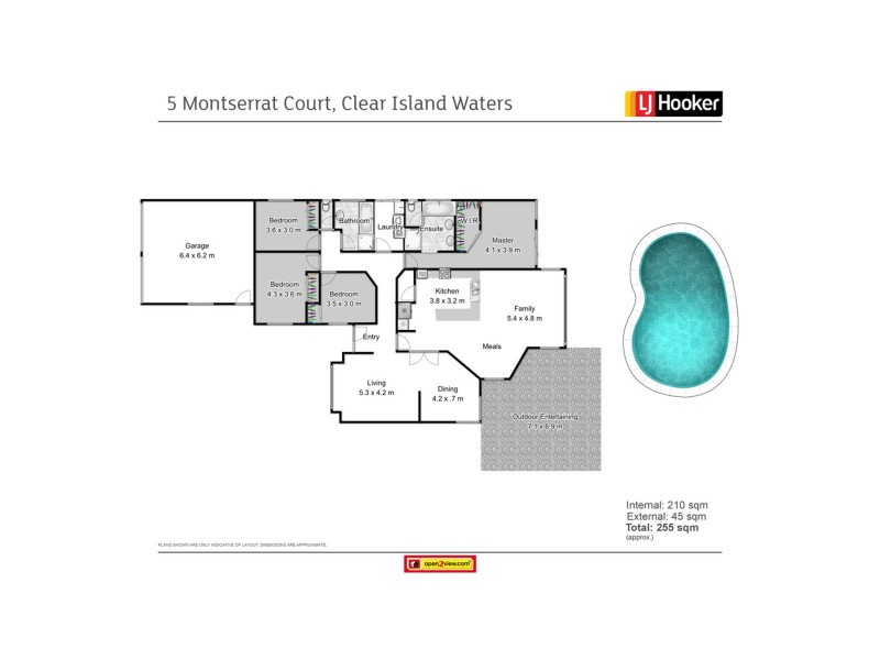 5 Montserrat Court, Clear Island Waters QLD 4226 Floorplan