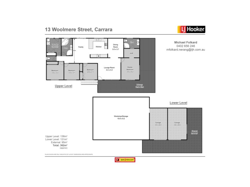 13 Woolmere Street, Carrara QLD 4211 Floorplan
