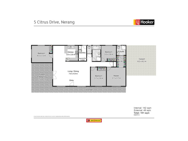 5 Citrus Drive, Nerang QLD 4211 Floorplan