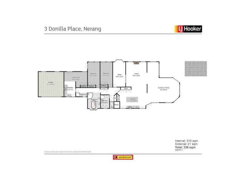 3 Donilla Place, Nerang QLD 4211 Floorplan