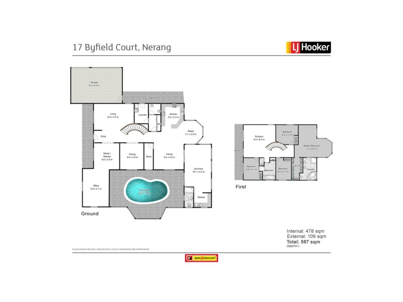 17 Byfield Court, Nerang QLD 4211 Floorplan
