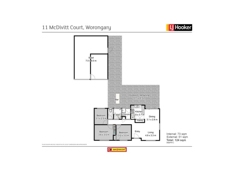 11 Mcdivitt Court, Worongary QLD 4213 Floorplan
